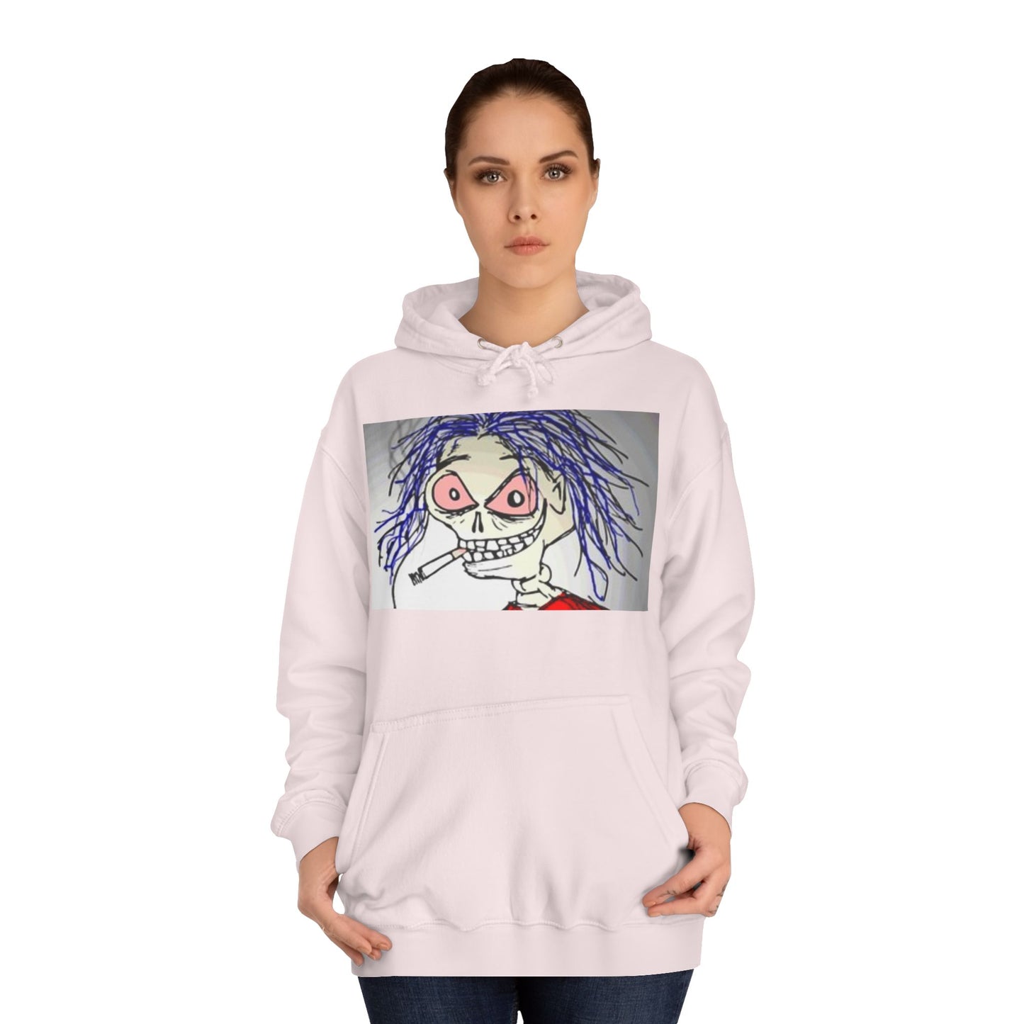 Unisex College Hoodie with Marijuana Leaf, Perfect for Casual Wear, College Dorms, Gifts, Festivals, Streetwear Essentials