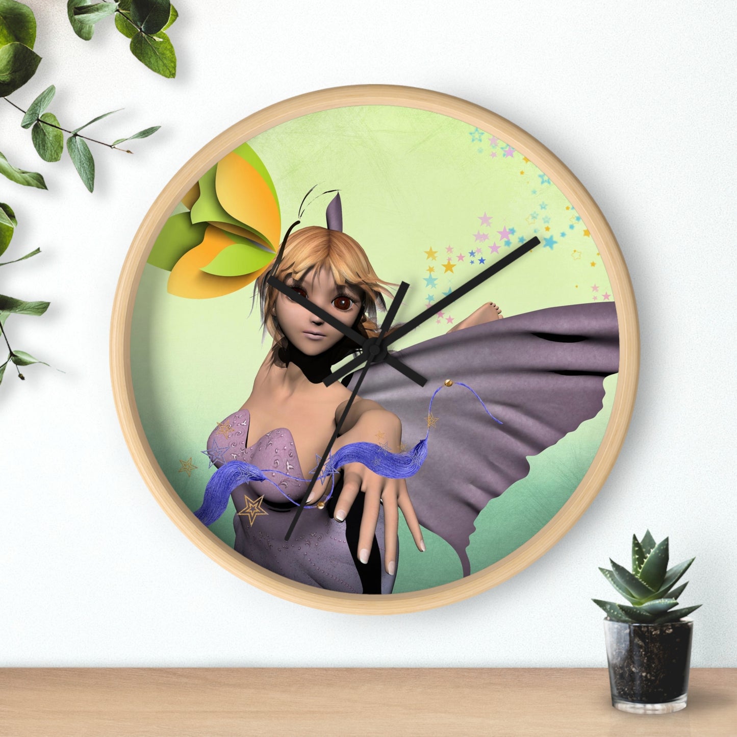 Wall Clock Fairy