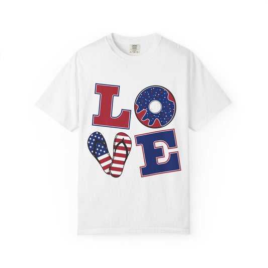 T-shirt unisexe LOVE Maman Papa Fils Fille Enfants Amis