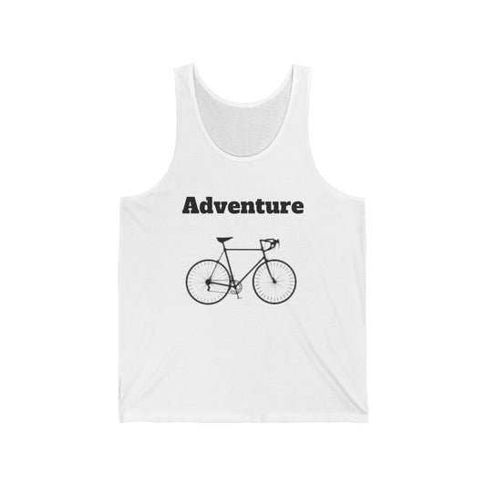 Adventure Unisex Jersey Tank Top - Perfect for Outdoor Explorers