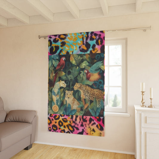 Leopards & Animal Print Window Curtains (1 Piece) Birthday Gift!