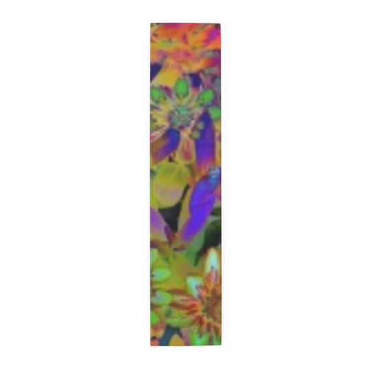 Vibrant Floral Table Runner for Home Decor - Perfect for Entertaining and Spring Celebrations