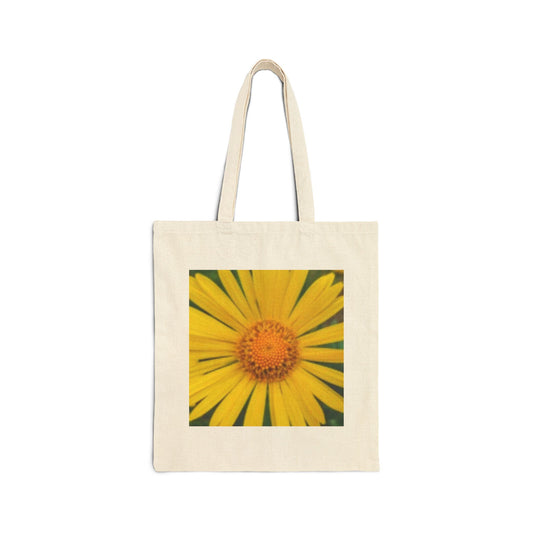 Monsters & Yellow Flower, Eco-Friendly Shopping Bag, Fun and Funky Canvas Bag, Perfect Gift for Art Lovers, Summer Vibes