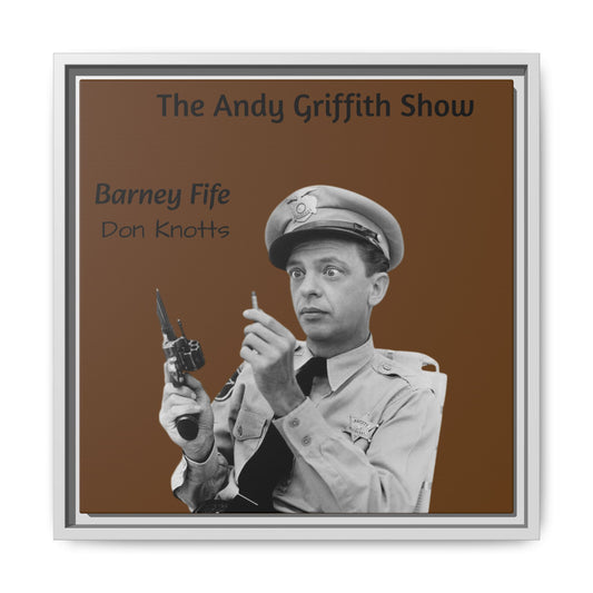 Wall Art Frames Andy Griffith Show Barney Fife looking at Bullet