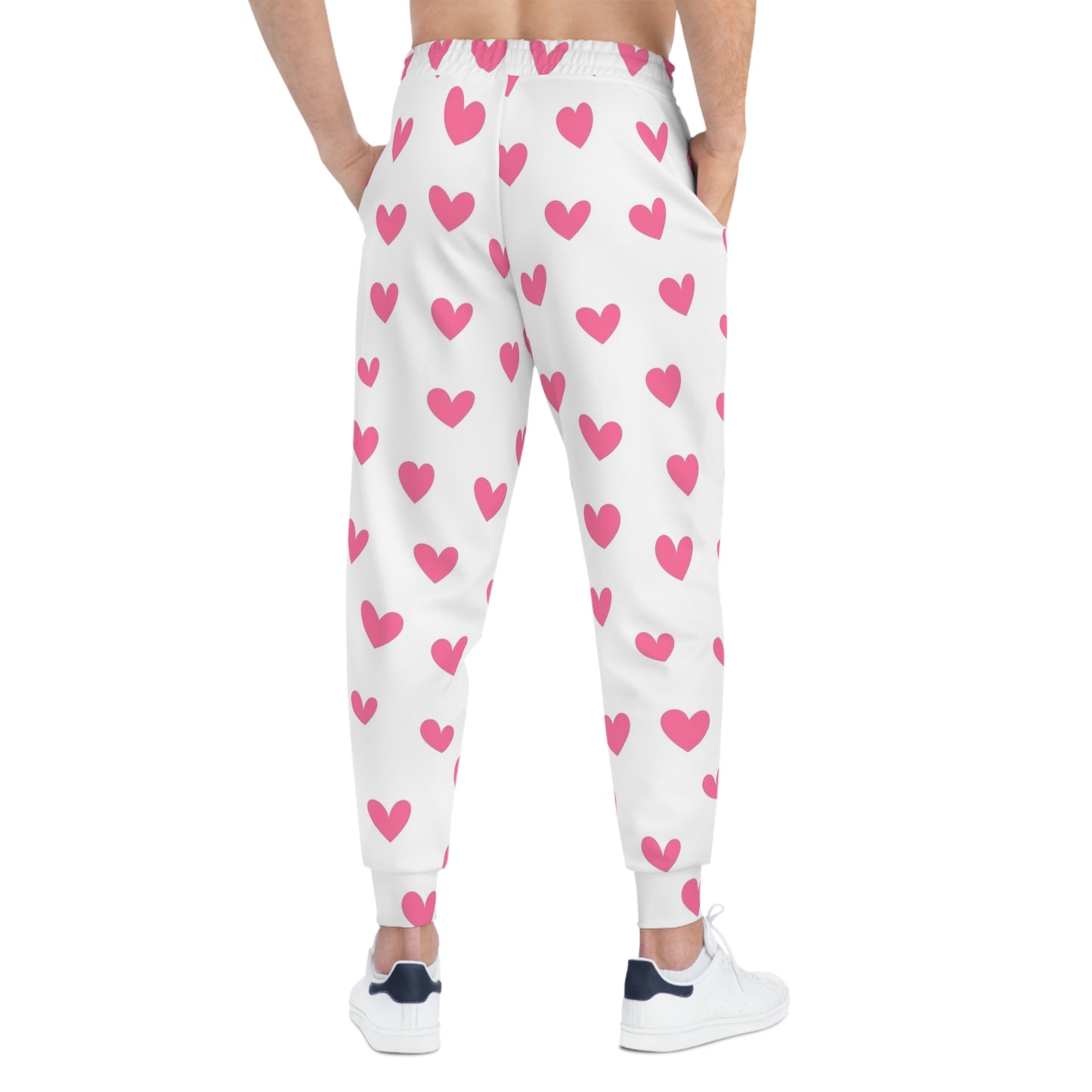 Pantalones deportivos corazones rosas