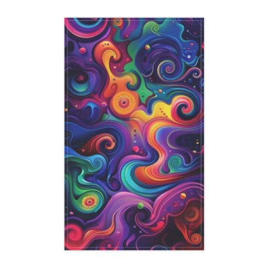 Colorful Abstract Art Tea Towels - Vibrant Kitchen Decor