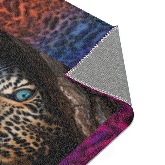 Leopard & Animal Print Area Rug, Bold Leopard Design, Home Decor, Animal Print Carpet, Living Room Accent, Unique Gift Idea, Vibrant Colors
