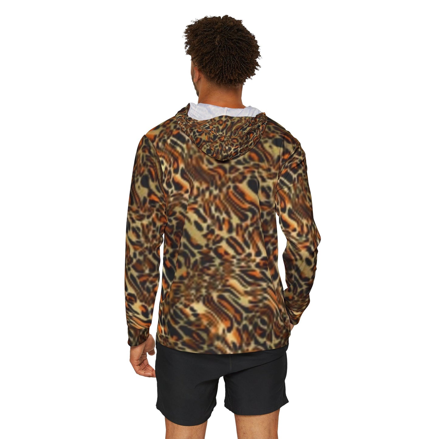 Sudadera con capucha de calentamiento con estampado de animales salvajes para hombre: ropa deportiva elegante para amantes de la naturaleza