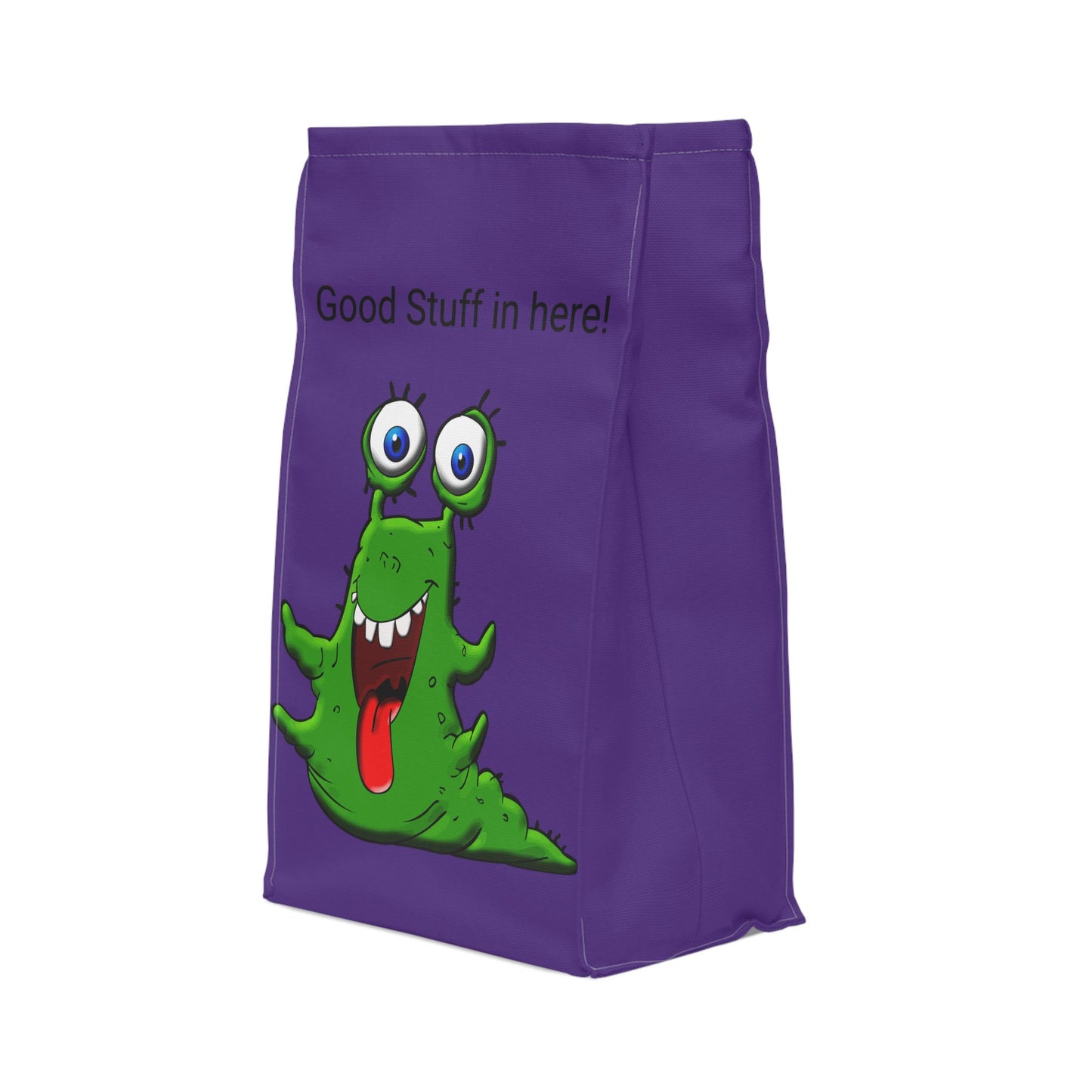 Bolsa de almuerzo de poliéster con diseño de extraterrestre verde