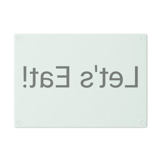 Cutting Board Let's Eat