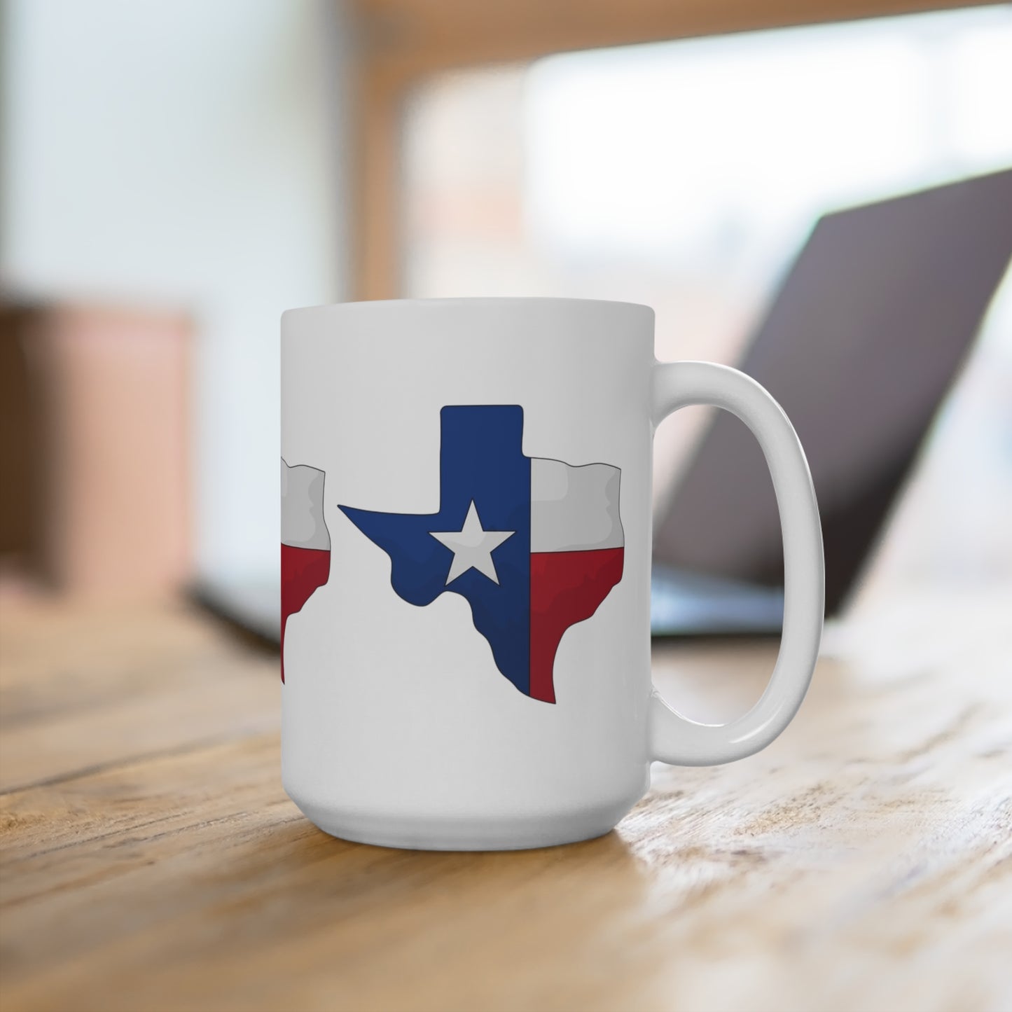 Texas Flag Mug 15oz - Perfect for Texas Pride and Gifts