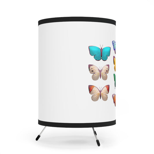 Tripod Lamp Butterflies