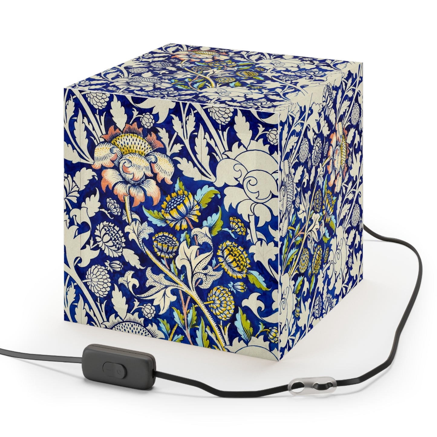 Light Cube Lamp Flower Garden Whimsical