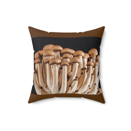 Square Pillow Cluster of Mushrooms