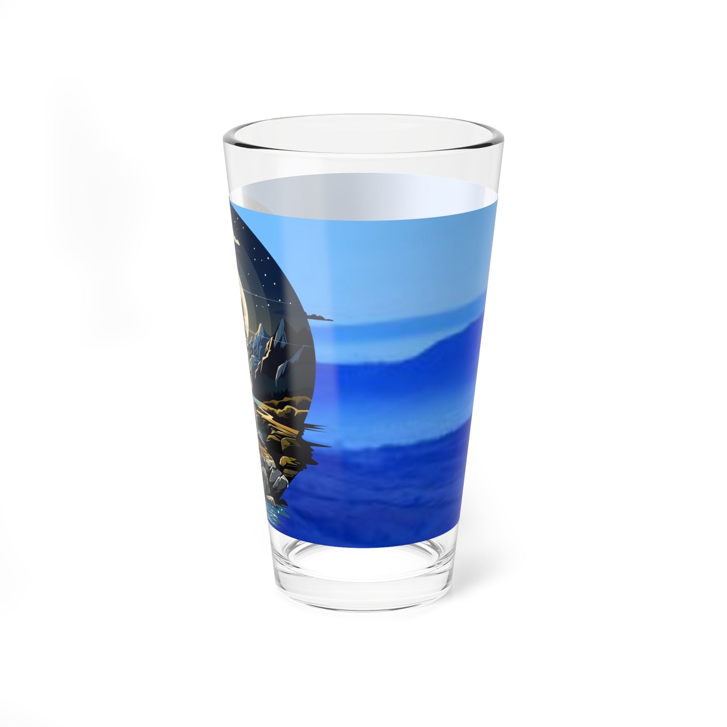 Vaso mezclador Wolf Mountain de 16 oz para bebidas de aventura