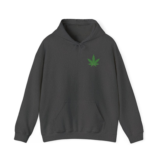 Sudadera con capucha de hoja de marihuana Me encanta esta cosa