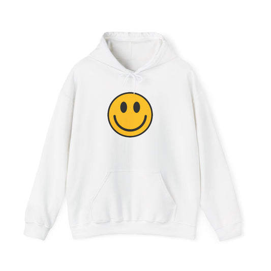 Smiley Face Unisex Heavy Blend™ Hoodie - Happiness and Comfort for Every Occasion