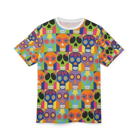 Vibrant Sugar Skull Unisex Tee - Perfect for Day of the Dead Celebrations!