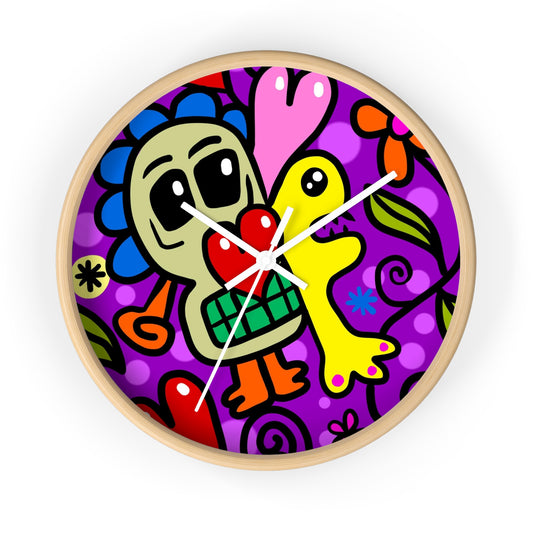 Wall clock Funny Cartoon