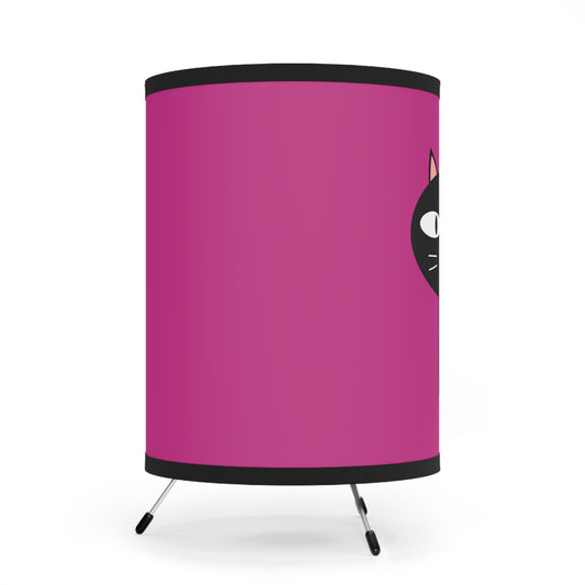 Tripod Lamp Black Cat