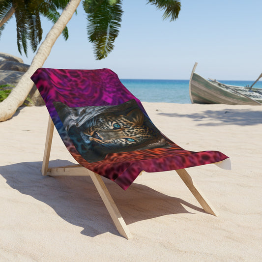 Vibrant Leopard & Animal Print Beach Towel - Exotic Animal Print, Summer Essentials, Poolside Must-Have, Travel Companion, Gift for Wildlife Lovers