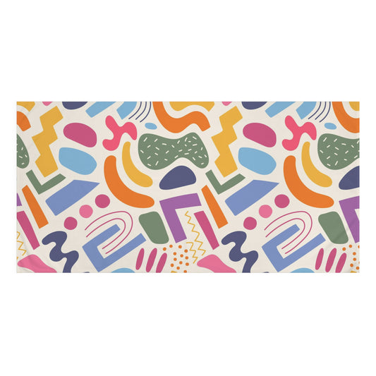 Beach Towel Multi-Color Let's go to Notre Dame de Porquerolles in France