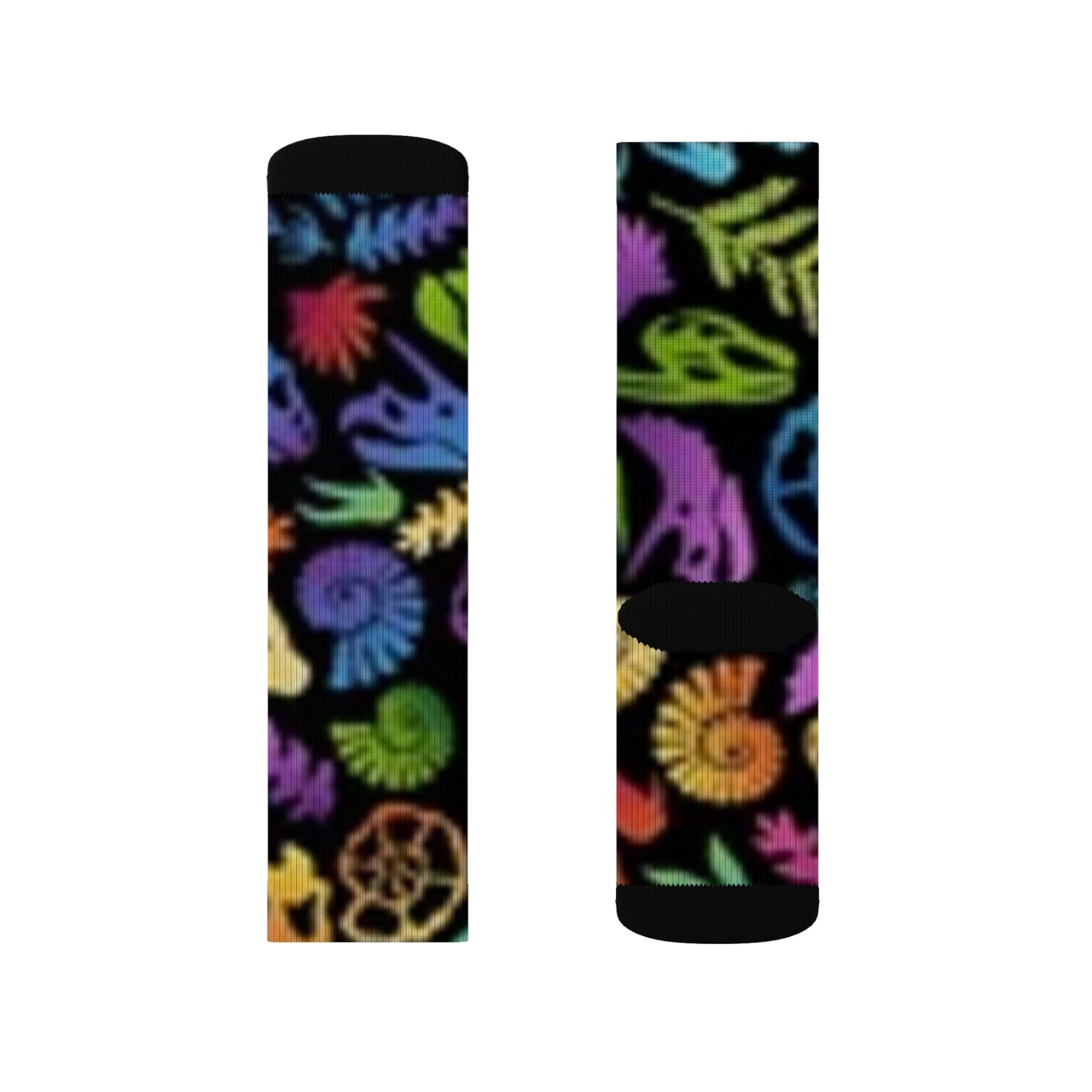 Colorful Nature-Dinosaur/ Vibrant Patterned Socks for Gifts, Homewear, Eco-Friendly, Fashion, Holiday Apparel