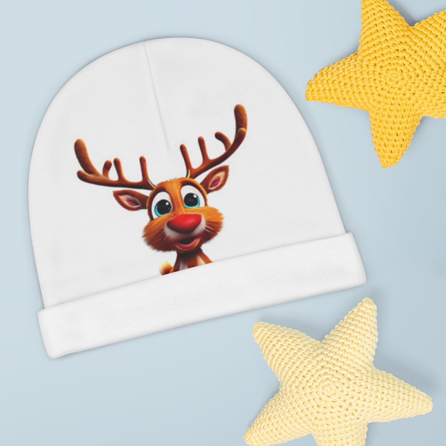 Baby Beanie Red Nose Reindeer 🦌 Babies Christmas 🎁