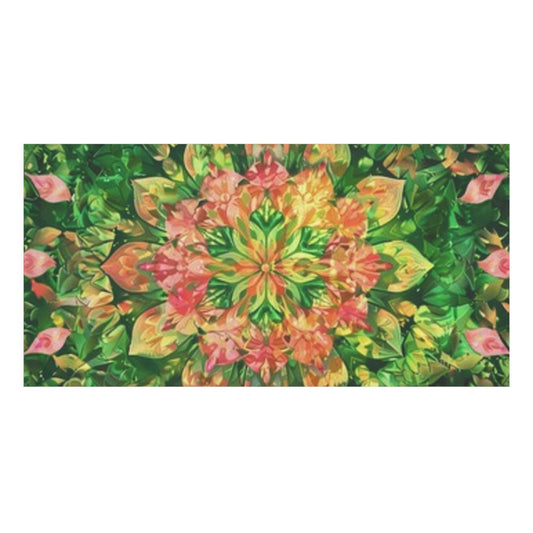 Vibrant Floral Mink-Cotton Towel, Beach Towel, Bath Towel, Gift for Her, Pool Accessory, Home Decor