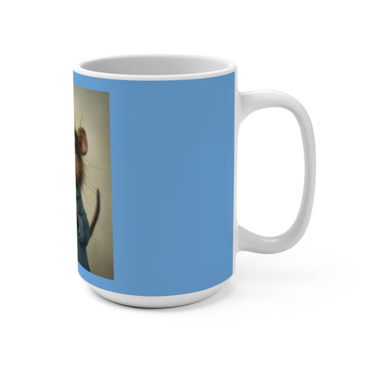 Mug 15oz Mouse with a Coffee Mug
