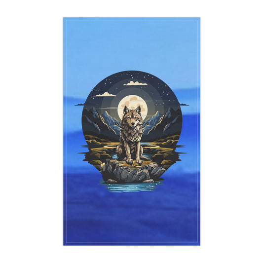 Wolf Mountain Vista Cotton Tea Towels – Perfect for Nature Lovers