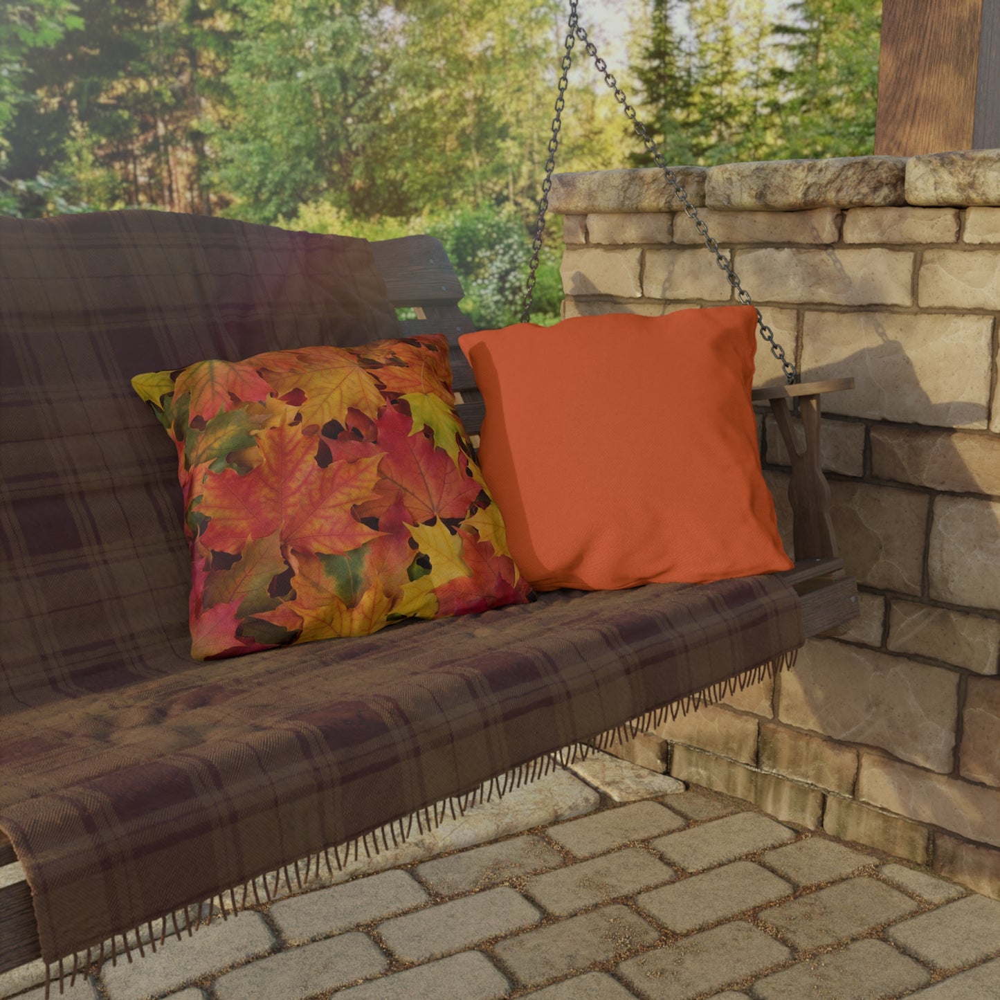 Outdoor Pillows Autumn Leaves