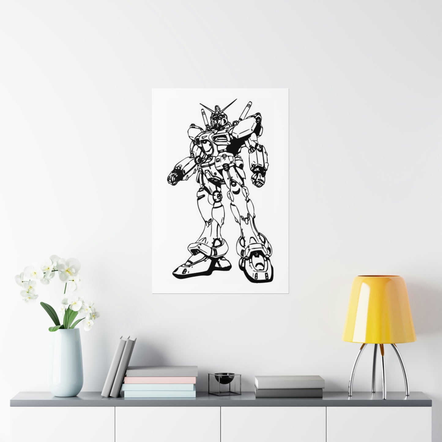 Affiches verticales mates de qualité supérieure avec figurines d'action, idéales pour un cadeau d'anniversaire dans une chambre d'enfant !