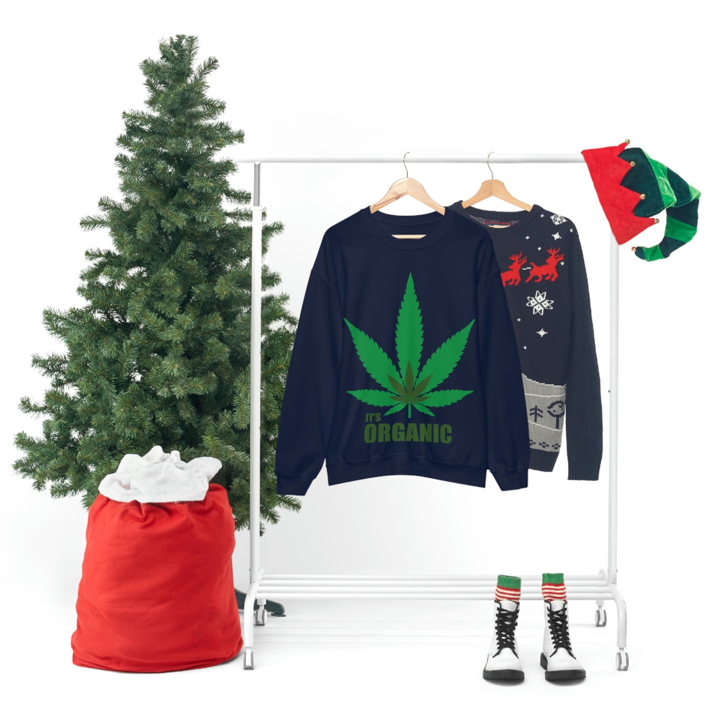 Sudadera Es Hoja Verde Orgánica ¡Vamos a una fiesta!