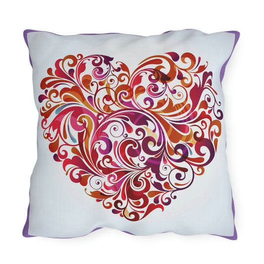 No I didn't do that Heart Outdoor Pillows