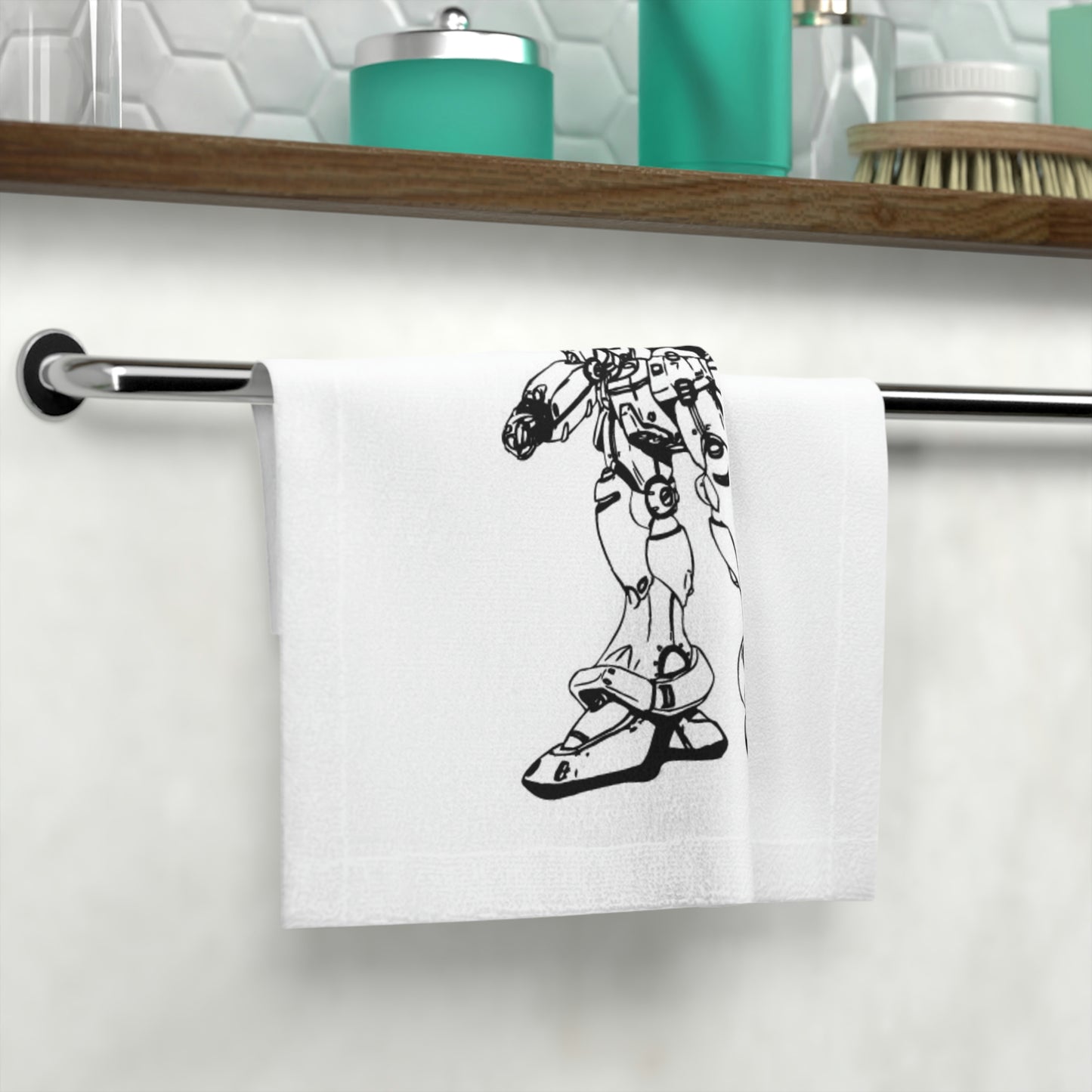 ¡Toalla facial con diseño de cómic Johny Doomsday, impecable!