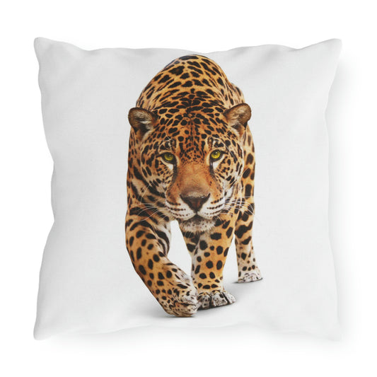 Cheetah Outdoor Pillows Relaxing in my Garden having Fun!