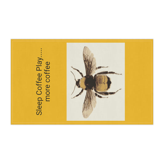 Honey Bee Kitchen Towel I Love Cooking!