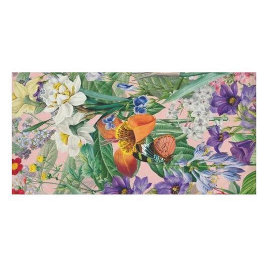 Serviette de bain à motif de jardin de fleurs de papillons, impeccablement propre ! Ensembles assortis !