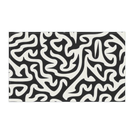 Maze Black White Kitchen Towel Cooking Placemats Dishes Dry Dishes