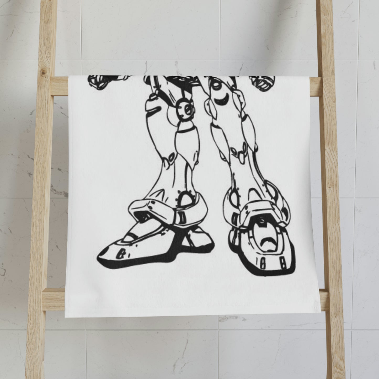 ¡Toalla de manos con diseño de cómic Johny Doomsday, impecable!