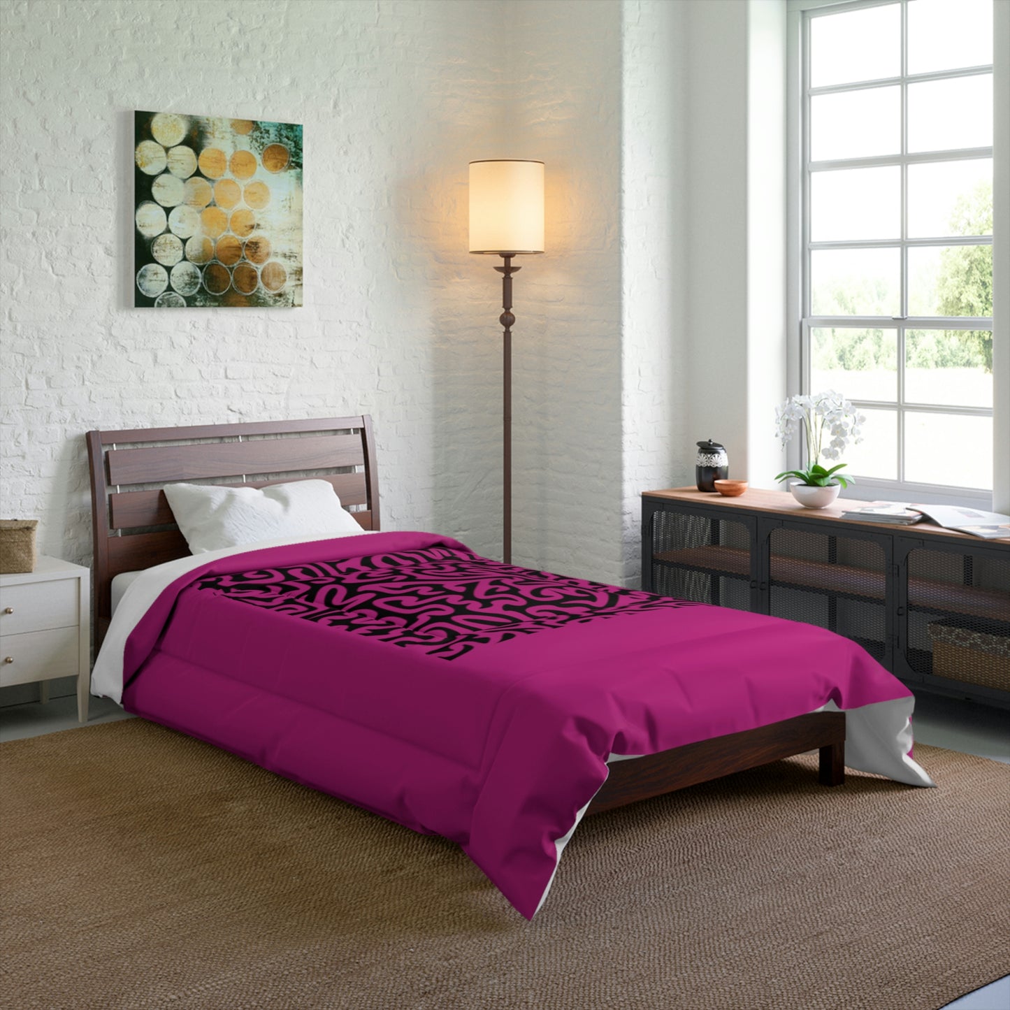 WOW! I love the colors. The comforter looks great! This comforter would make a perfect Gift!