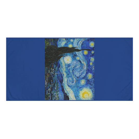 Serviette de bain La nuit étoilée (1889) de Vincent van Gogh. Superbe cadeau !