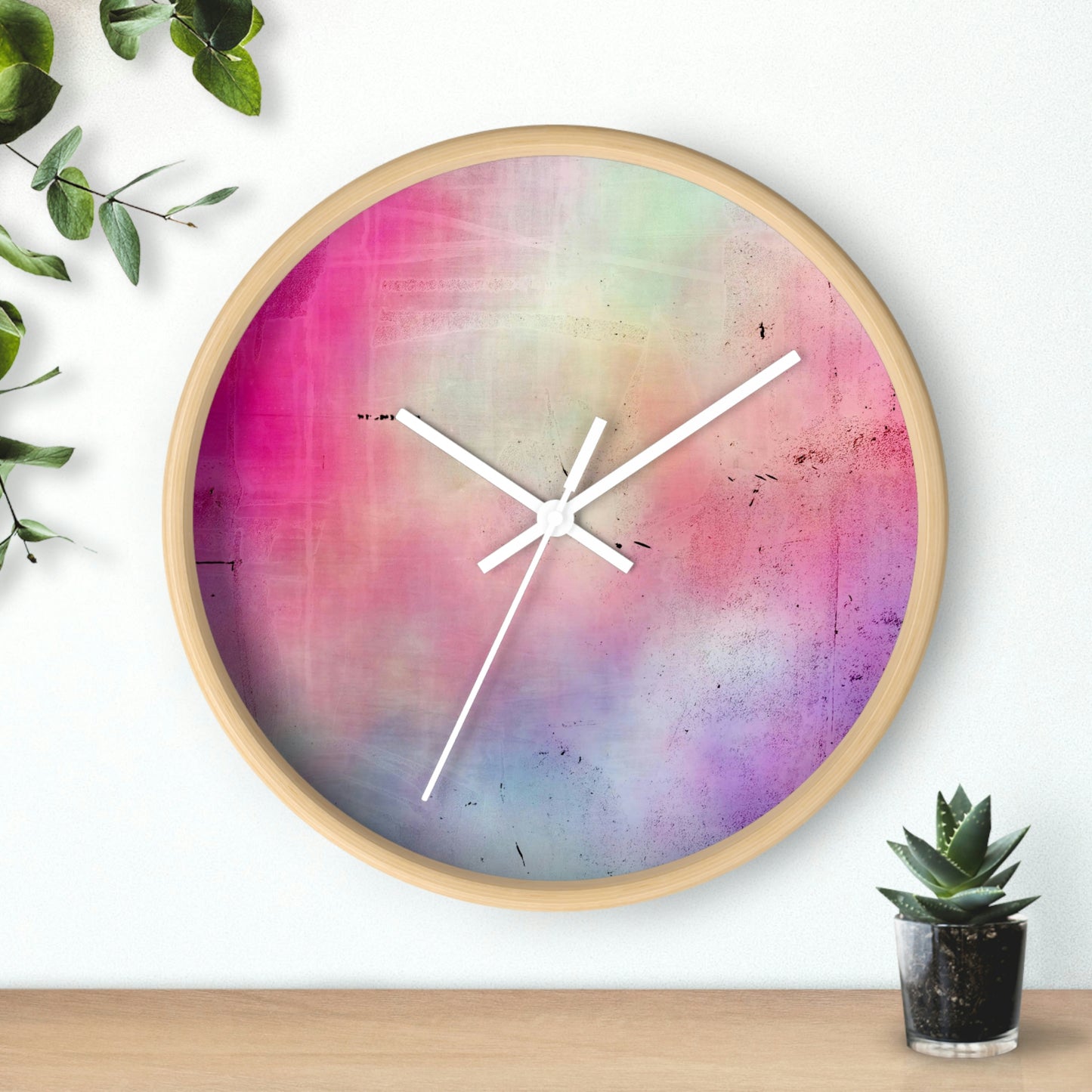 Colorful Abstract Wall Clock Such a Fabulous Clock!