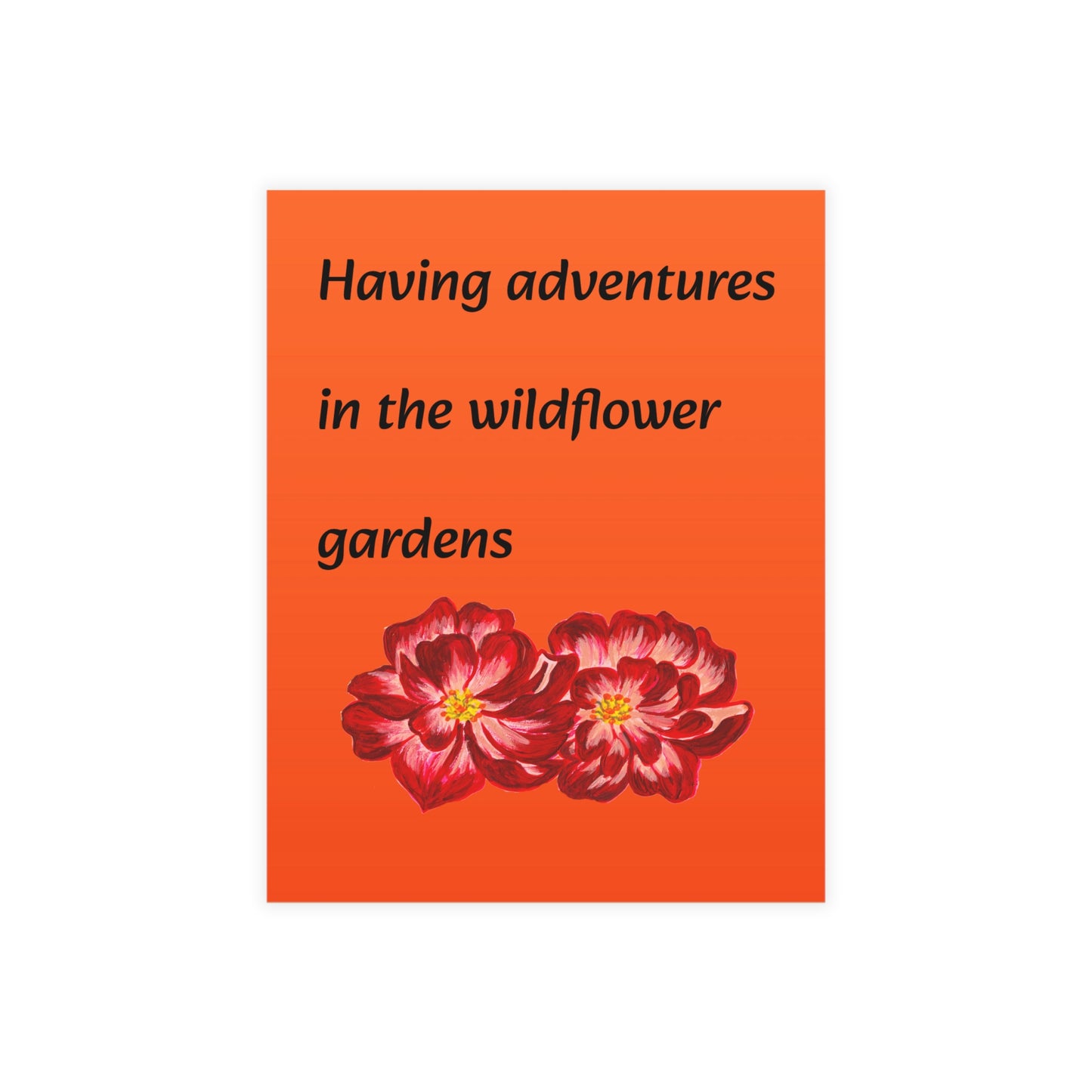 Vibrant Postcard Bundle - Cat & Wildflowers Designs with Envelopes