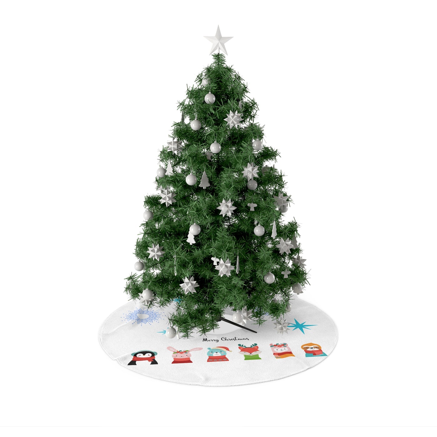 Animal Buddies Christmas Tree Skirts