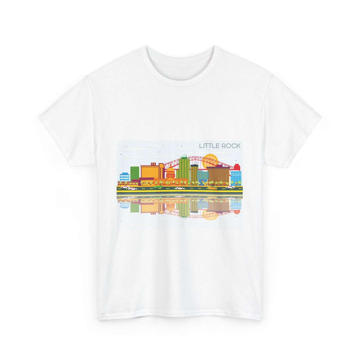 Little Rock Arkansas T-shirt - City Skyline Design