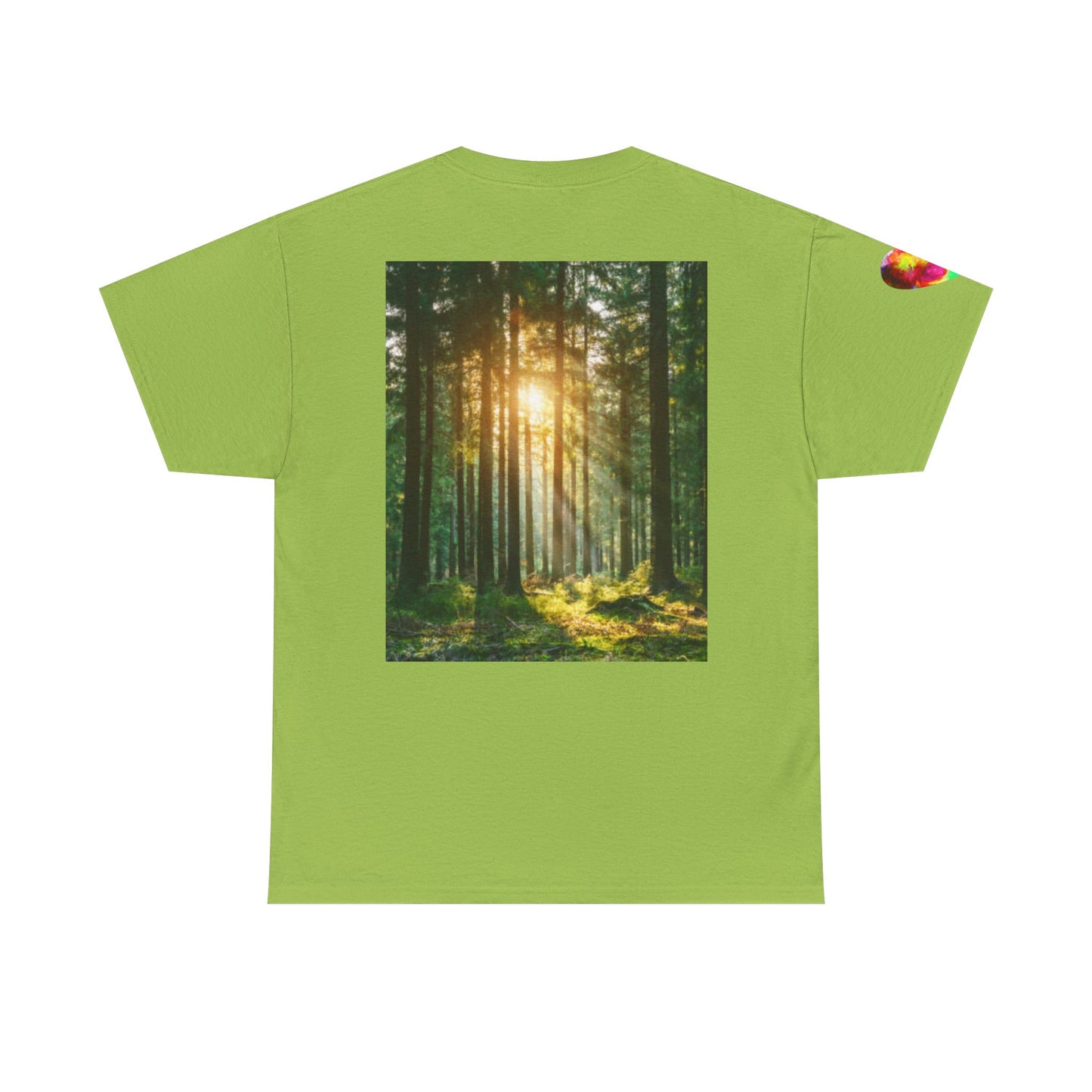 Alligator & Wilderness & Heart T-shirt Hunters Hikers Traveling Camping