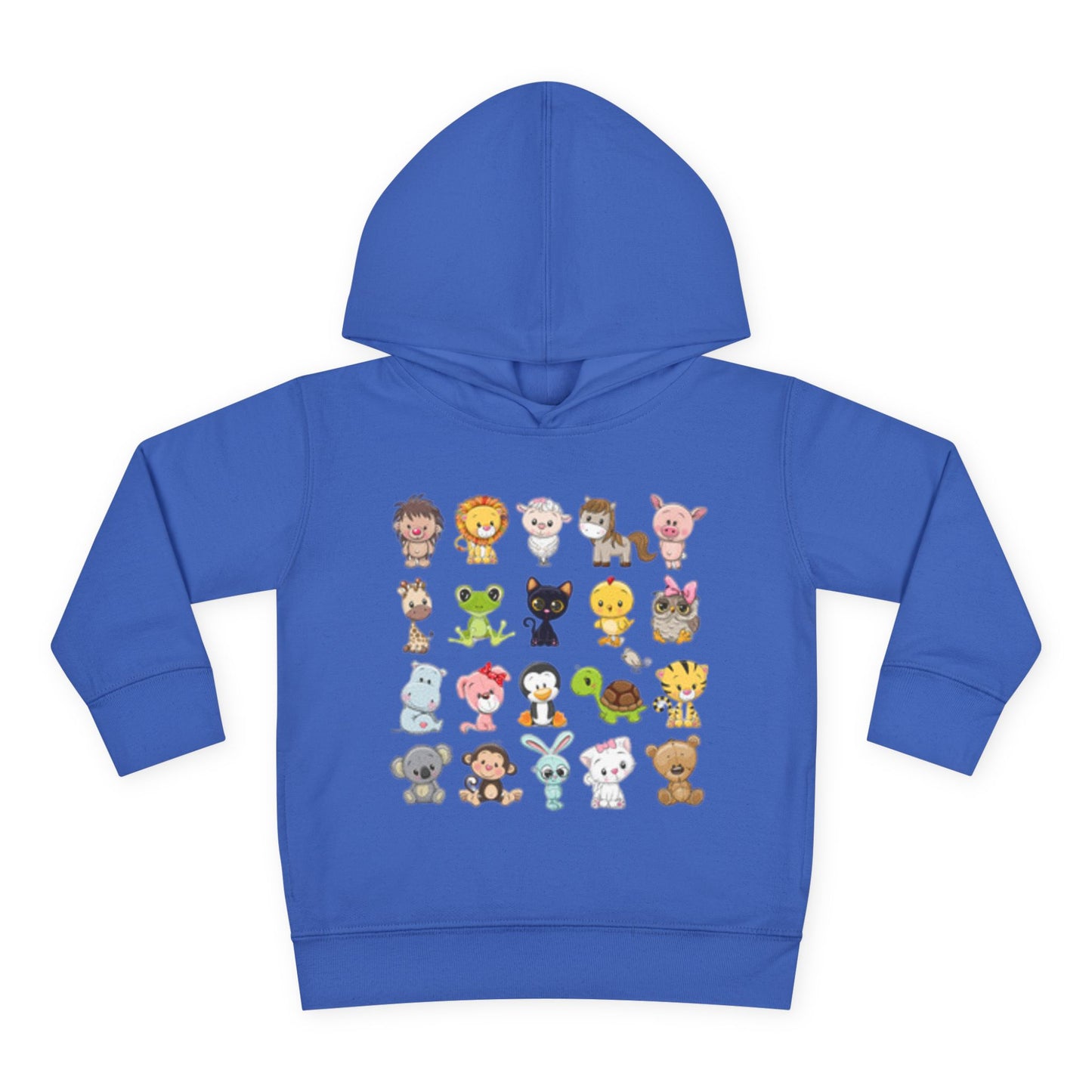 Sudadera con capucha de polar con estampado animal adorable para niños pequeños | Sudadera infantil bonita 