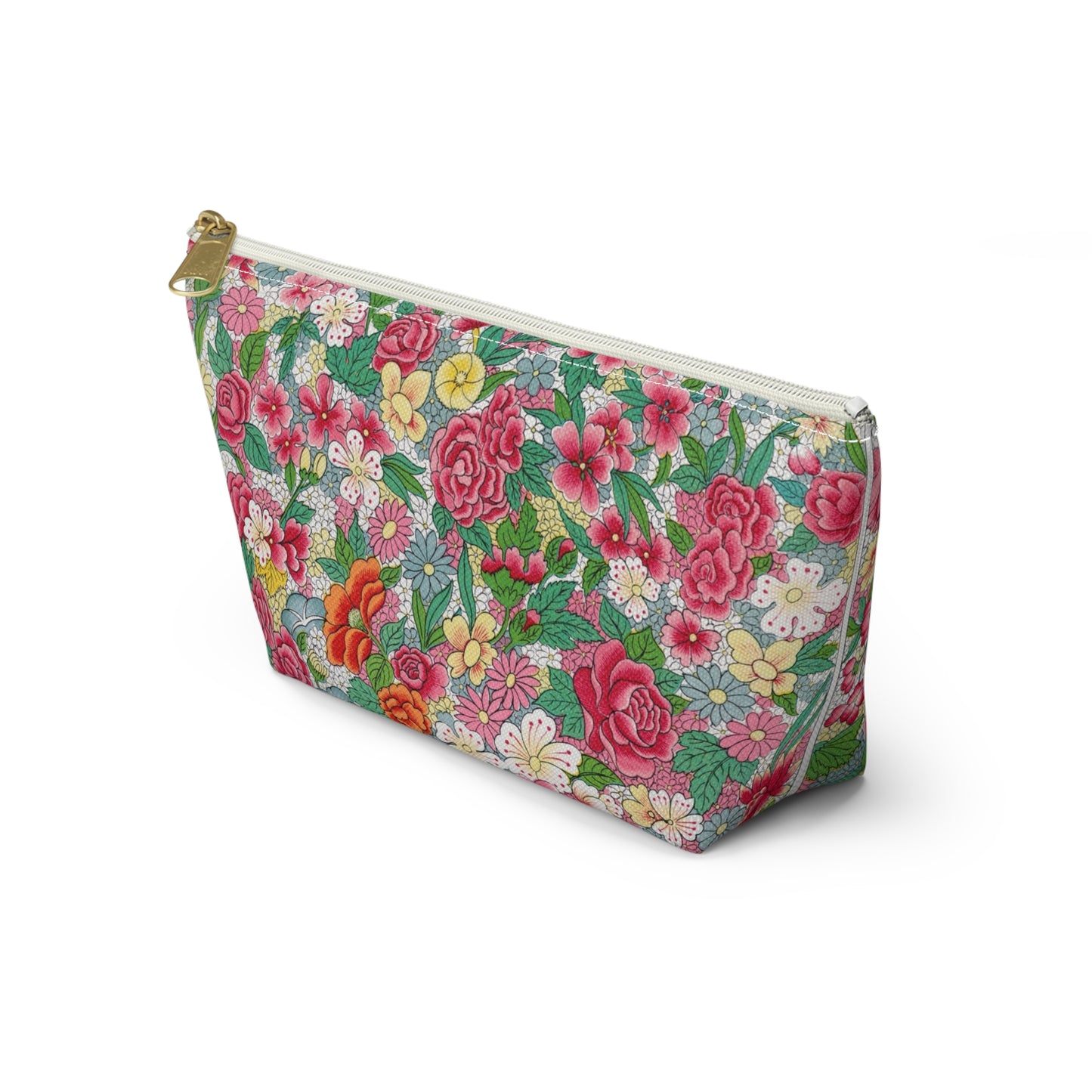 Accessory Pouch Beautiful Flowers Great for Traveling to Japan
